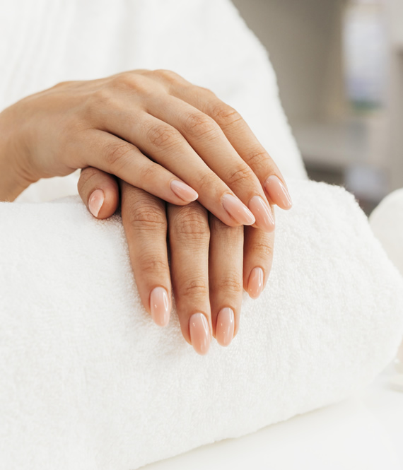 clean pretty nude manicure
