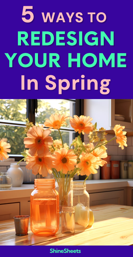 redesign your home in spring