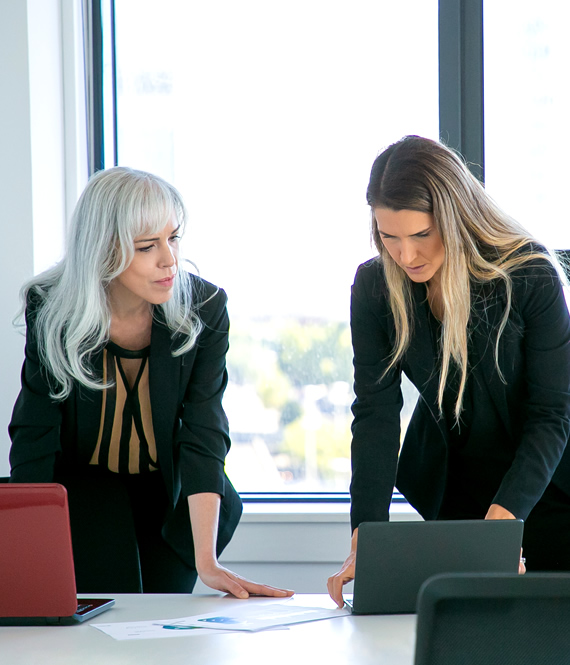 slip and fall lawyer team working on a team