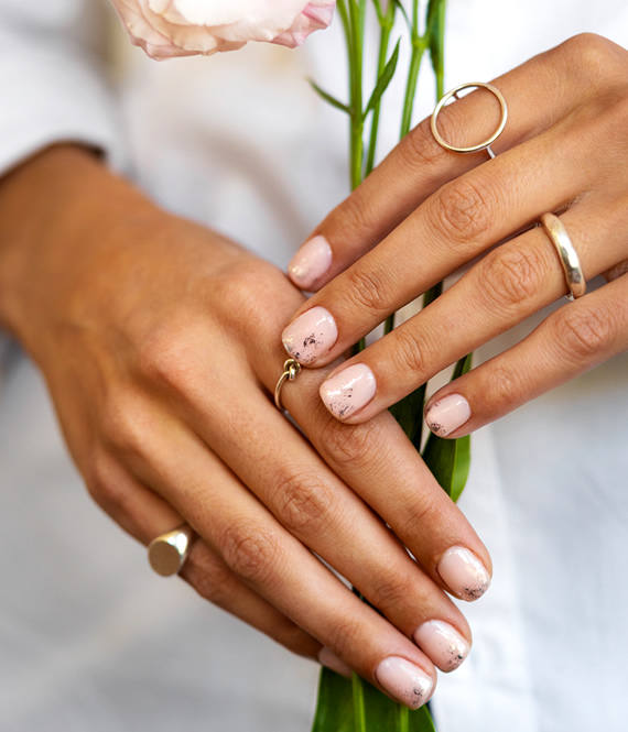 pretty healthy finger nails