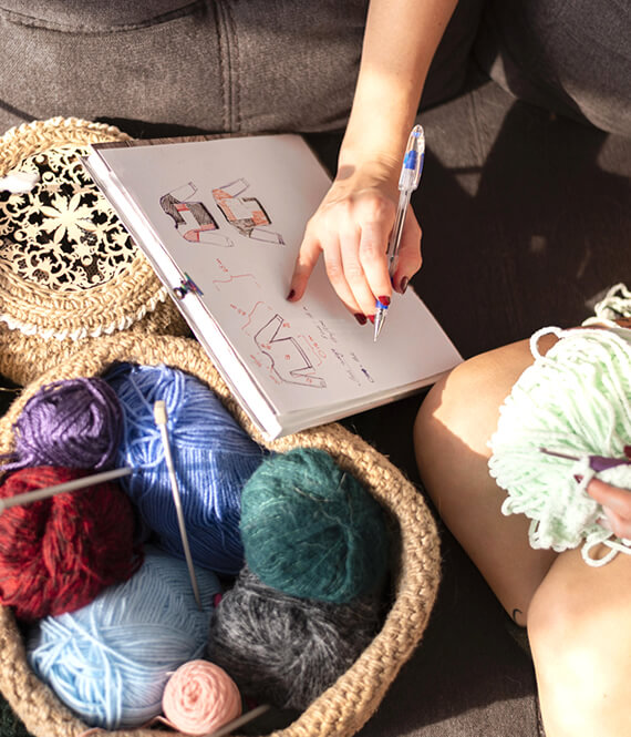 knitting as a hobby