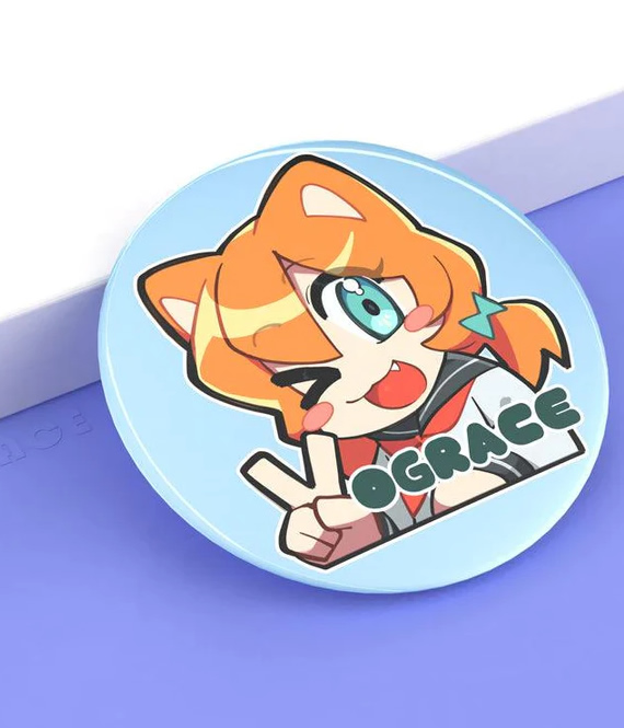 custom pin made with vograce