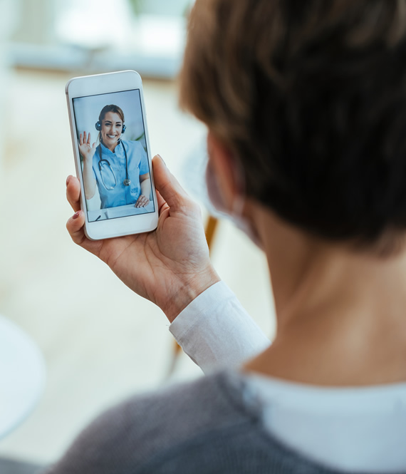 telehealth prescription and consultation in medicine concept