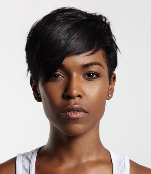 pixie cut for diamond shape face
