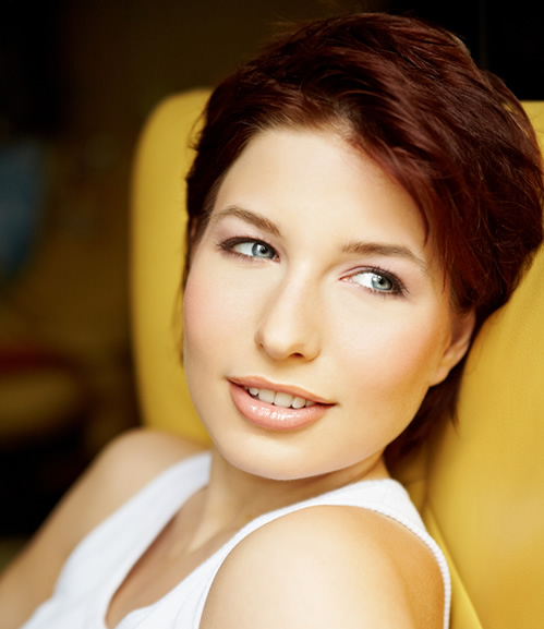 pixie cut for round face shape