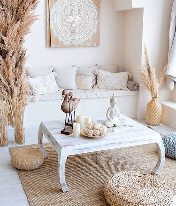 soothing and calming home interior