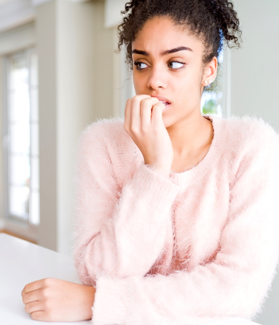 young person experiences social anxiety