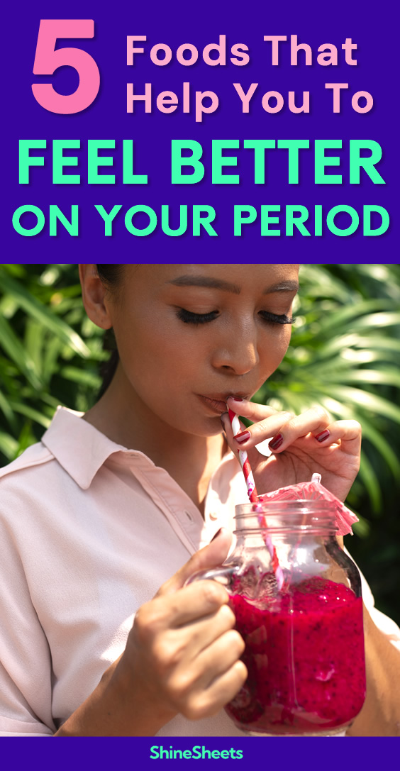foods that help you to feel better on your period