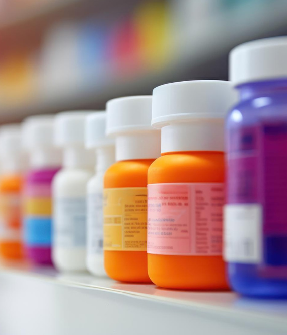 prescription medicine bottles