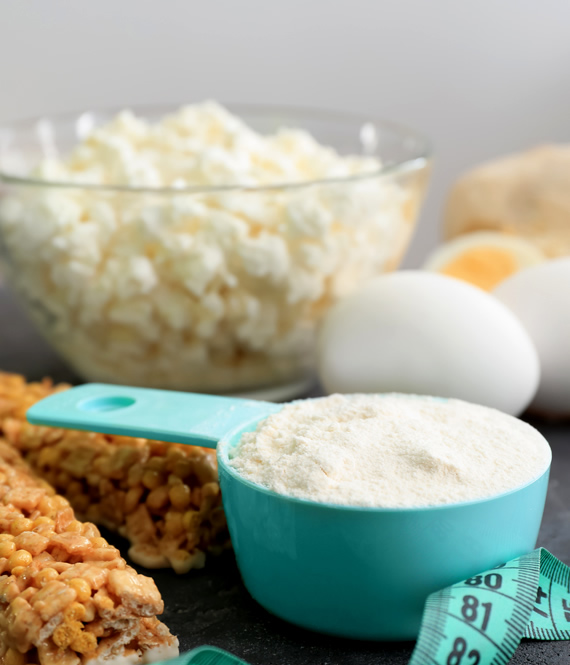 protein powder as a meal ingredient