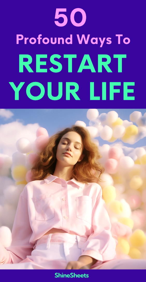restart your life art photography pin