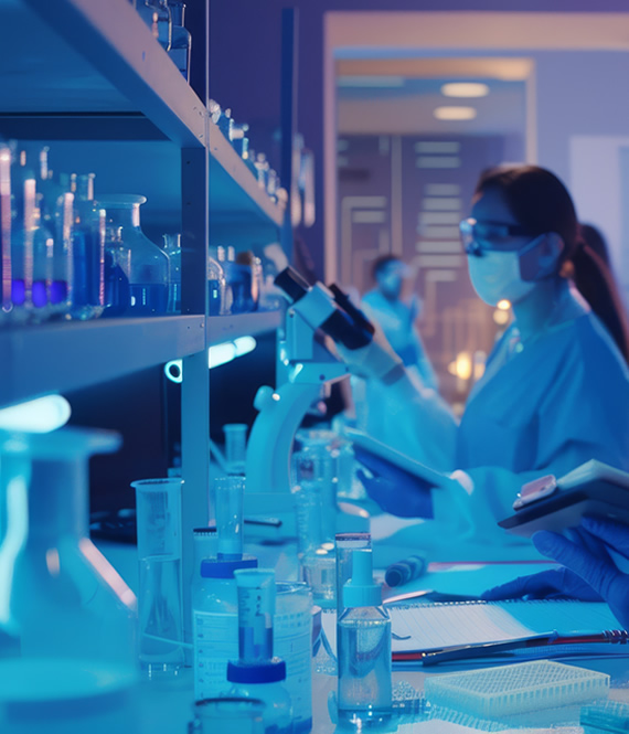 clinical trial lab