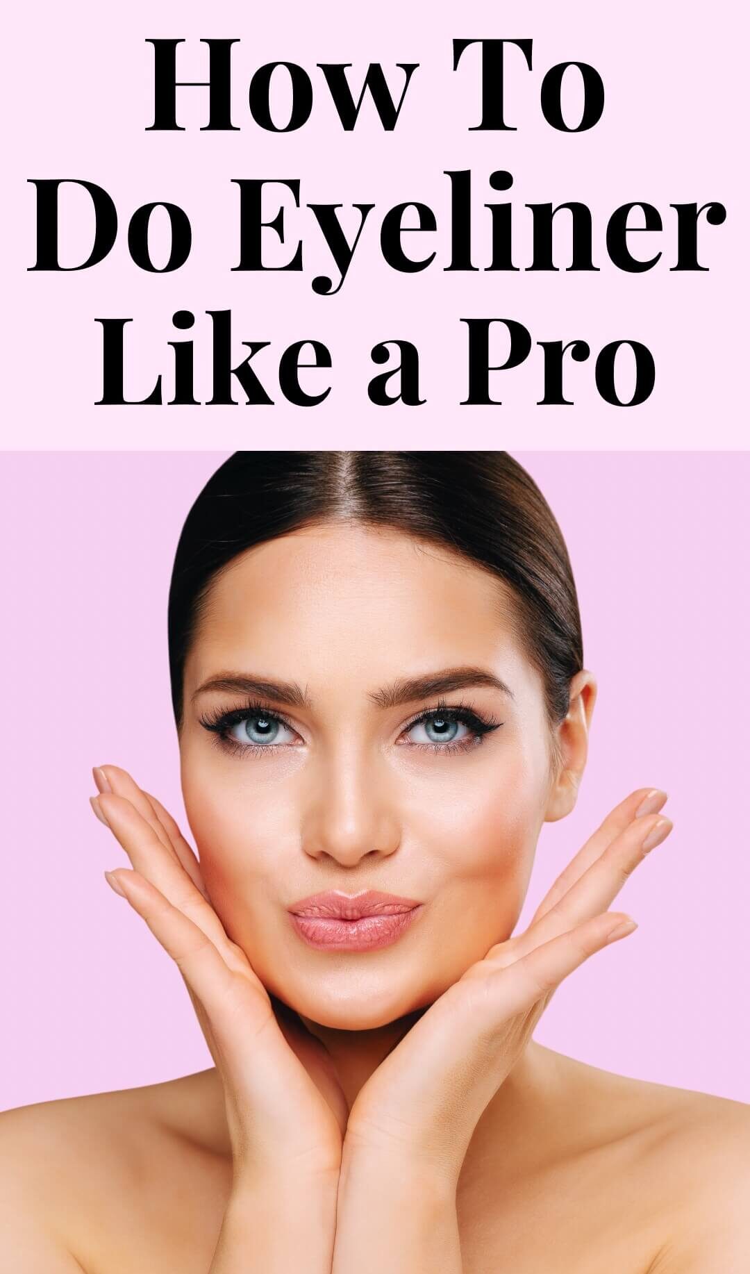 eyeliner makeup model