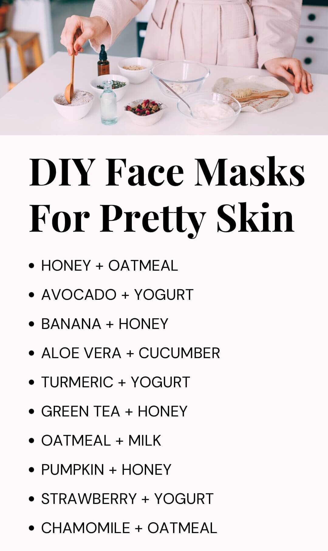 How to make a face mask: ingredients cheat sheet